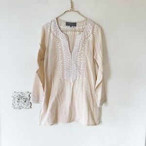 Sachin + Babi for Ankasa Embroidered Tunic Top S